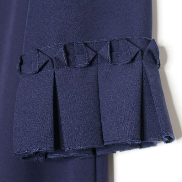 Tahari ASL Womens Mini Sheath Dress Size 8 Blue Long Bell Sleeve Office‎ Formal - Picture 6 of 9